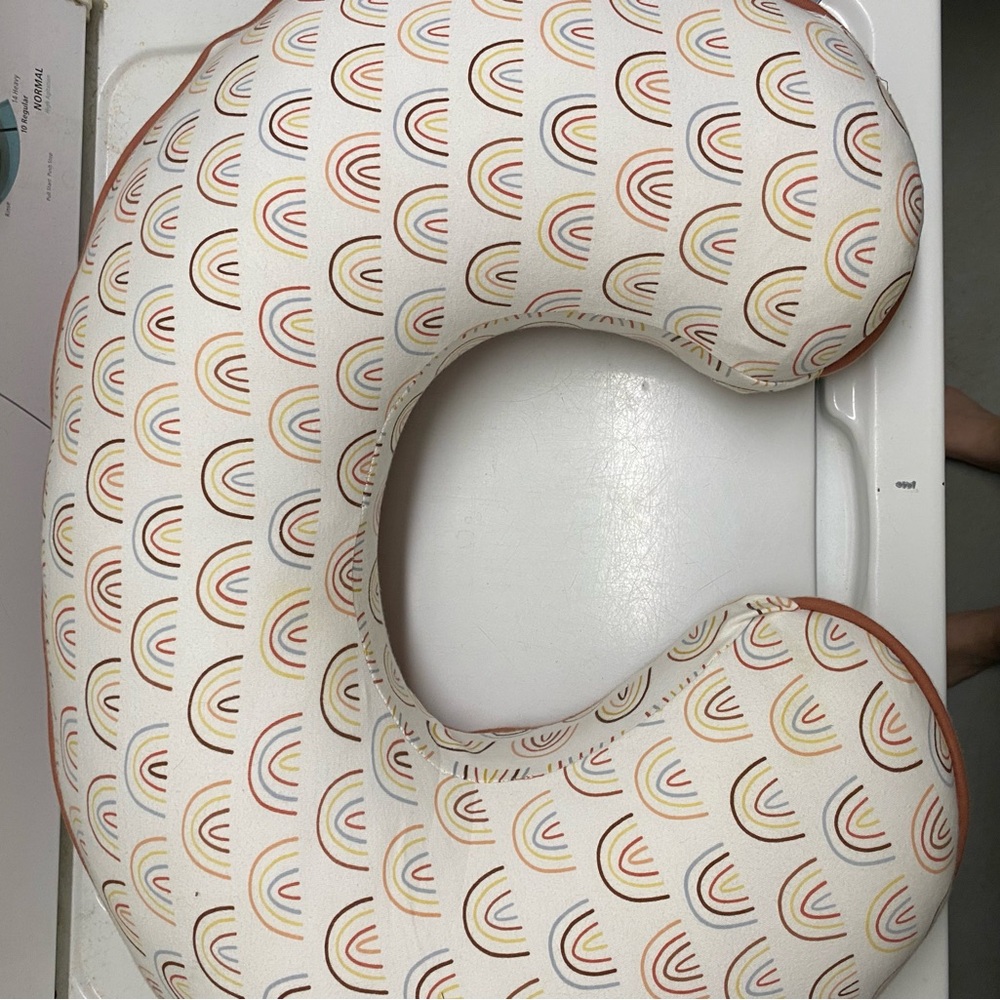 Boppy Rainbow Pattern Nursing Pillow - Multicolor